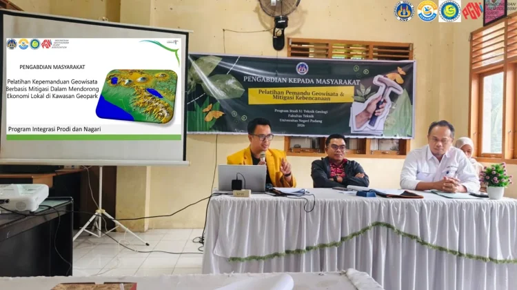 Pengabdian Geologi UNP Dorong Geowisata Berkelanjutan