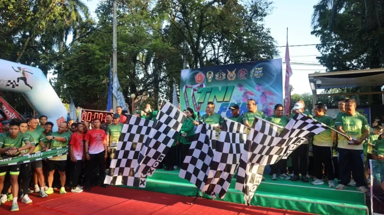 TNI Fun Run 2026 Sukses Digelar di Kota Padang, Ribuan Pelari Ramaikan HUT ke-81 TNI