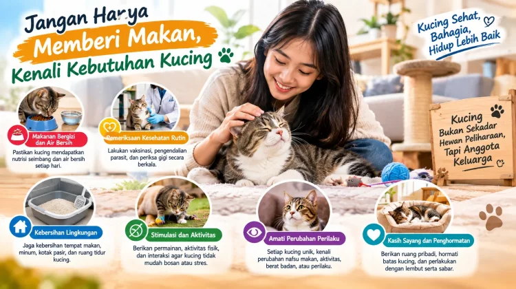 Jangan Hanya Memberi Makan, Kenali Kebutuhan Kucing