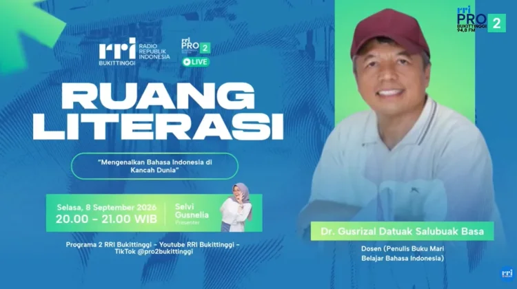 Gusrizal Datuak Salubuak Basa: Mengenalkan Bahasa Indonesia di Kancah Dunia