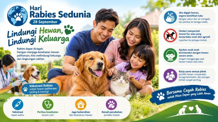 Hari Rabies Sedunia: Lindungi Hewan, Lindungi Keluarga