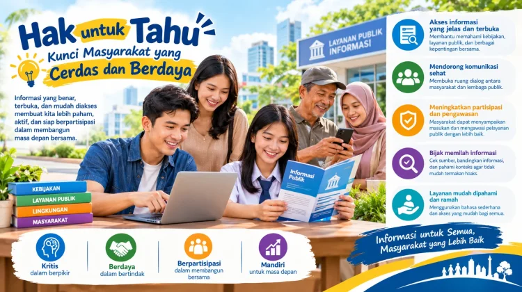 Hak untuk Tahu, Kunci Masyarakat yang Cerdas dan Berdaya