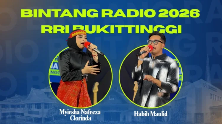 Dua Wakil RRI Bukittinggi Unjuk Bakat di Bintang Radio Korwil XV Pedang Prabu