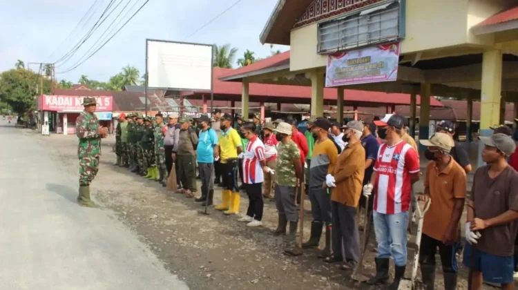 Maknai HUT TNI, Koramil Kapur IX Karya Bakti