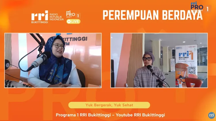 Perempuan Sehat: Yuk Bergerak Bersama RRI Bukittinggi