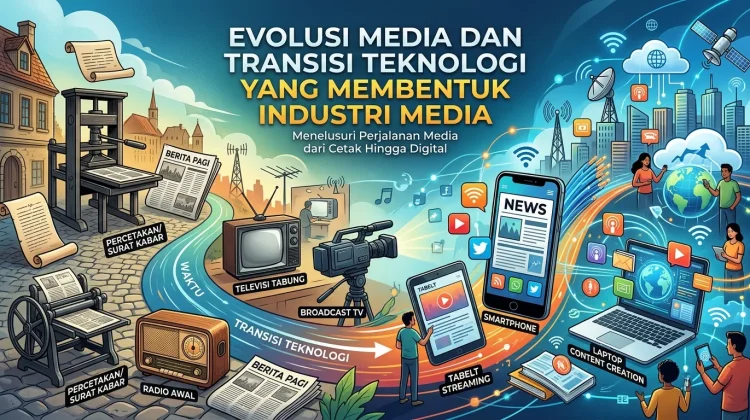 Evolusi Media dan Transisi Teknologi yang Membentuk Industri Media