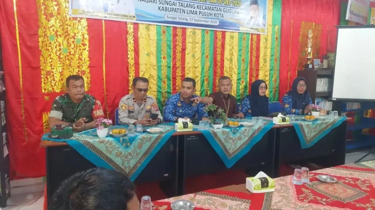 Babinsa Guguk Hadiri Musrenbang RKP Nagari Talang