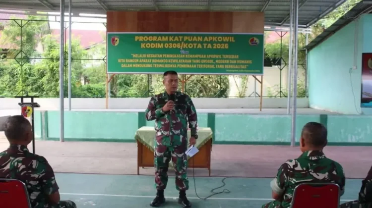 Kodim 50 Kota Gelar Peningkatan Kemampuan Apkowil 2026