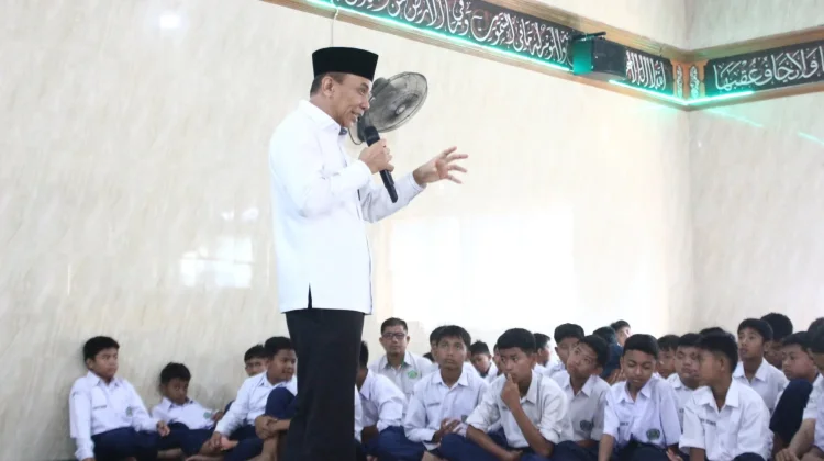 Baznas Luncurkan Taska di MTsN 15 Tanah Datar