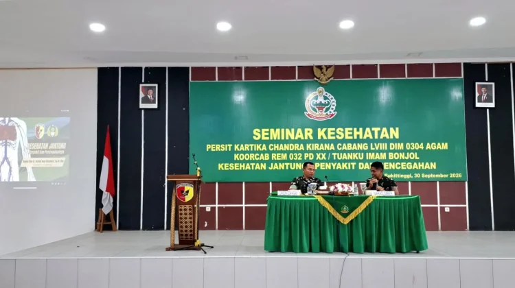 Seminar Kesehatan Persit KCK LVIII Kodim 0304/Agam Bahas Penyakit Jantung