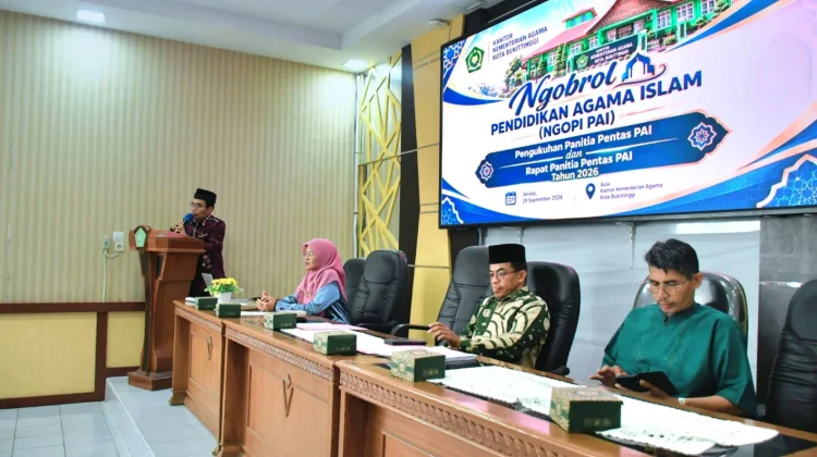 Perkuat Kolaborasi: Kemenag Bukittinggi Matangkan Pentas PAI 2026