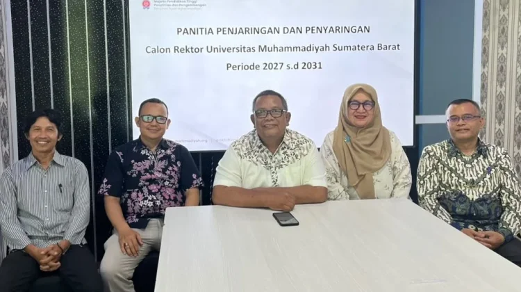 Panitian Penjaringan Calon Rektor UM Sumbar Tetapkan 7 Balon Yang Memenuhi Syarat