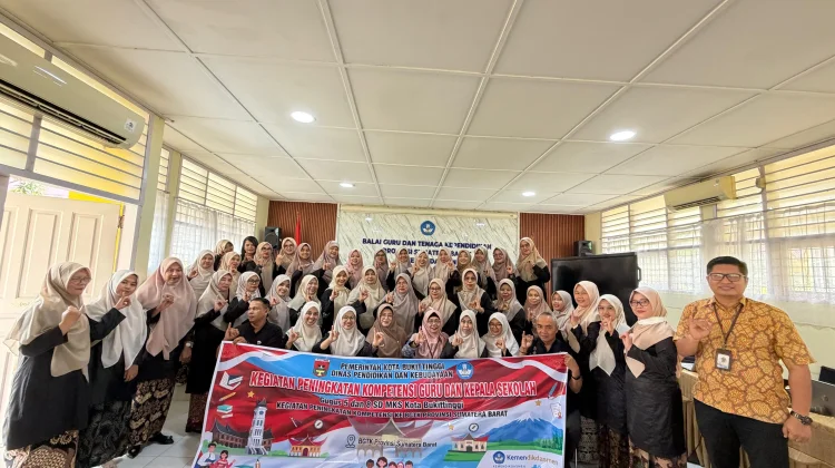Gugus 5 & 8 MKS Bukittinggi, tingkatkan kompetensi guru & Kepsek