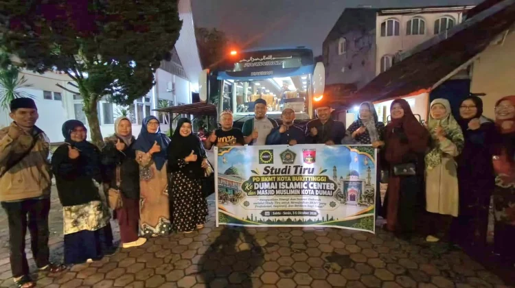 Dakwah BKMT Kota Bukittinggi Studi Tiru ke Kota Dumai
