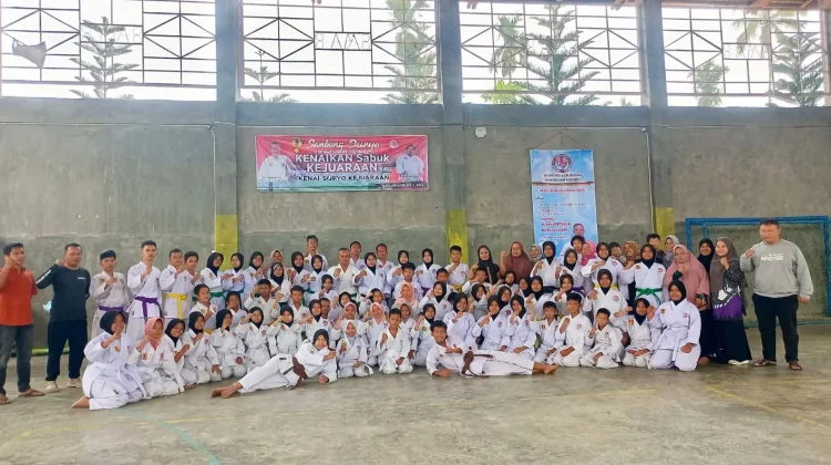 80 Karateka Lemkari Solsel Tempa Diri di Ujian Kenaikan Kyu