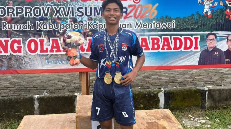 Gandi Gusfriansyah, Siswa SMAN 9 Padang yang Sumbang 3 Emas Kontingen Kota Padang
