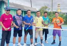 Pelti Sumbar vs Padang Remis, Besok Tenis Eksekutif di LapangangTenis
