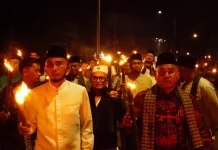 Pawai Obor Meriahkan Penyambutan Ramadan 1447 H