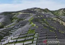 Pegunungan tenaga surya