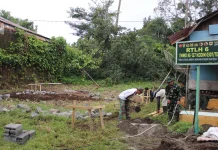 Pondasi Kokoh Awali Pembangunan RTLH TMMD 127
