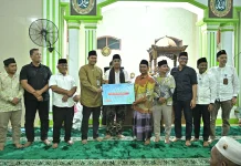 Wagub Sumbar Disambut Hangat di Masjid Istiqomah Pasaman Barat