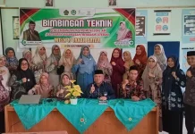MTsN 17 Tanah Datar Gelar Bimtek Pengembangan Soal Asesmen Berbasis Literasi