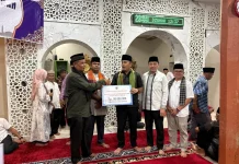 Tim Safari Ramadhan Provinsi Sumatera Barat Kunjungi Masjid Syuhada’ Kayu Pasak
