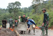 Jelang Penutupan TMMD Ke-127, Pembukaan Jalan Baru di Pagaruyung Rampung 100 Persen
