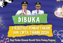 Pemko Padang Panjang Buka Pendaftaran Hak Cipta Gratis untuk Pelaku Kreatif