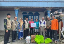 BAZNAS Padang Panjang Salurkan Bantuan ke Korban Kebakaran Tanah Hitam