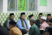 Hadiri Tradisi Buka Bersama Remaja dan Jamaah Masjid Nurul Iman Bungo Tanjung