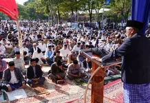 Tegakkan Ukhuwah Islamiyah,Pemkab Tanah Datar Gelar Salat Ied Dua Hari