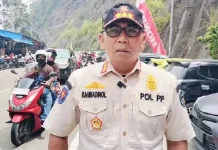 Kelok 9 Mengular, Satpol PP Kabupaten Limapuluhkota Siagakan Personel