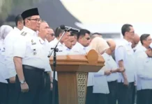 Pemko Bukittinggi Gelar Apel Gabungan dan Halal bi Halal Idul Fitri