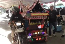 Pemudik Melaksanakan Lebaran Idul Fitri di Jalan