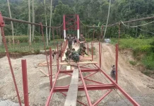 Pembangunan Jembatan Gantung dan Aramco di Lima Puluh Kota Capai 89 dan 48 Persen!