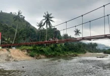 Komandan Kodim 0306/50 Kota Dorong Percepatan Pembangunan Jembatan Gantung Sunga