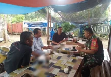 Babinsa Koramil 03/Suliki Pererat Kebersamaan dan Kekompakan Warga Kurai