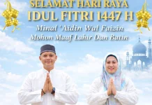 Dandim 0306/50 Kota Ucapan Selamat Idul Fitri 1447 H Warga