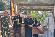 Koramil 03/Suliki Dukung Kegiatan BARBEKU dan Bazar Pangan Murah