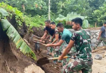 Dandim 0306/50 Kota Dorong Percepatan Pembangunan Jembatan Aramco