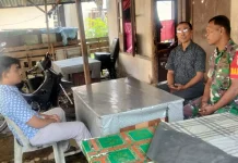 Babinsa Koramil 02/Pangkalan Bangun Kedekatan Wilayah Binaan Sangat Sukses