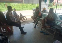 Babinsa Koramil 05/HarauTingkatkan Kewaspadaan Lingkungan