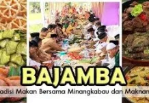 Budaya Minang dengan Makan Bajamba