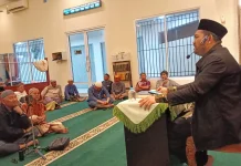 Kebahagian Sejati Diulas saat Halal Bihalal di Masjid Ar-Raudhah