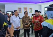 Hadiri Wisuda XII UIN, Wabup Agam Diskusi dengan Wagub DKI Jakarta
