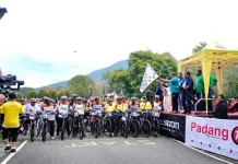 Wako Hendri Arnis Lepas 2.000 Pesepeda Gowes Fun Adventure Padang Panjang
