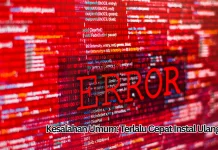 Kesalahan Umum, Terlalu Cepat Instal Ulang PC