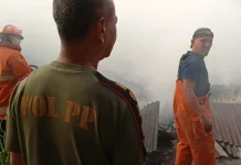 Gerak Cepat Damkar Agam Padamkan Api