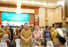 Wabup Tanah Datar Hadiri Rakornas Mitigasi Kekeringan 2026